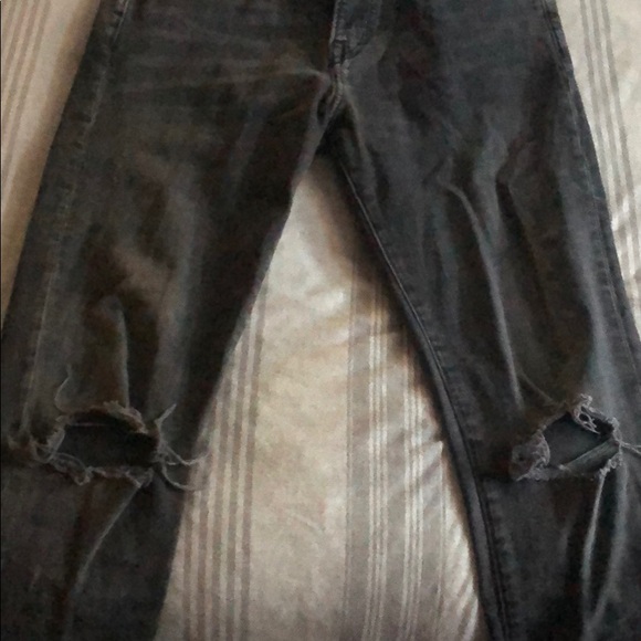 Distressed black skinny jeans - Picture 2 of 2
